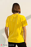 Яскрава футболка для вагітних і годування Muse жовта M, фото 3