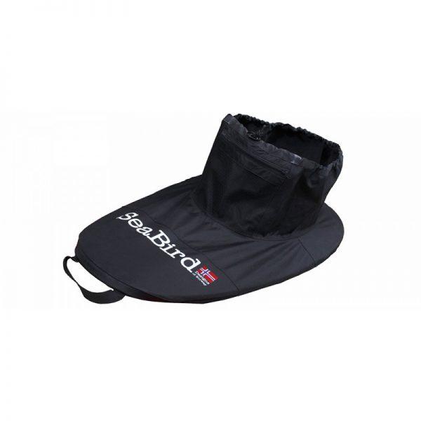 Нейлонові бризкозахисні спідниці фартух для каяка Nylon Sprayskirt SIZE L, black 85,5x41cm чорна, фото 1