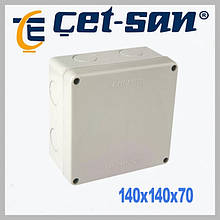 Розподільна коробка 140x140x70 Get-san IP65 (KB.0020)