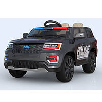 Детский двухместный электромобиль Джип Полиция 4WD M 4610EBLR-2 Ford на EVA колесах / кожаное сидение**