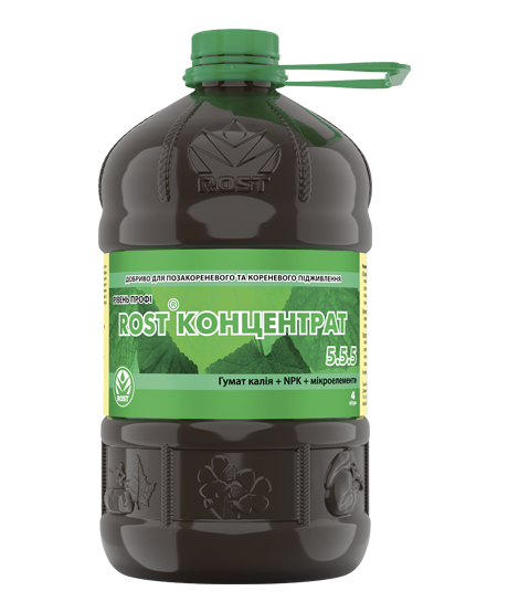Добриво ROST Концентрат NPK 5.5.5, 4 л ТМ Восор