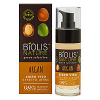 BIOLIS NATURE - 98% натуральні інгредієнти! Сироватка для обличчя з ліфтинг-ефектом і арганом 30 мл, Італія