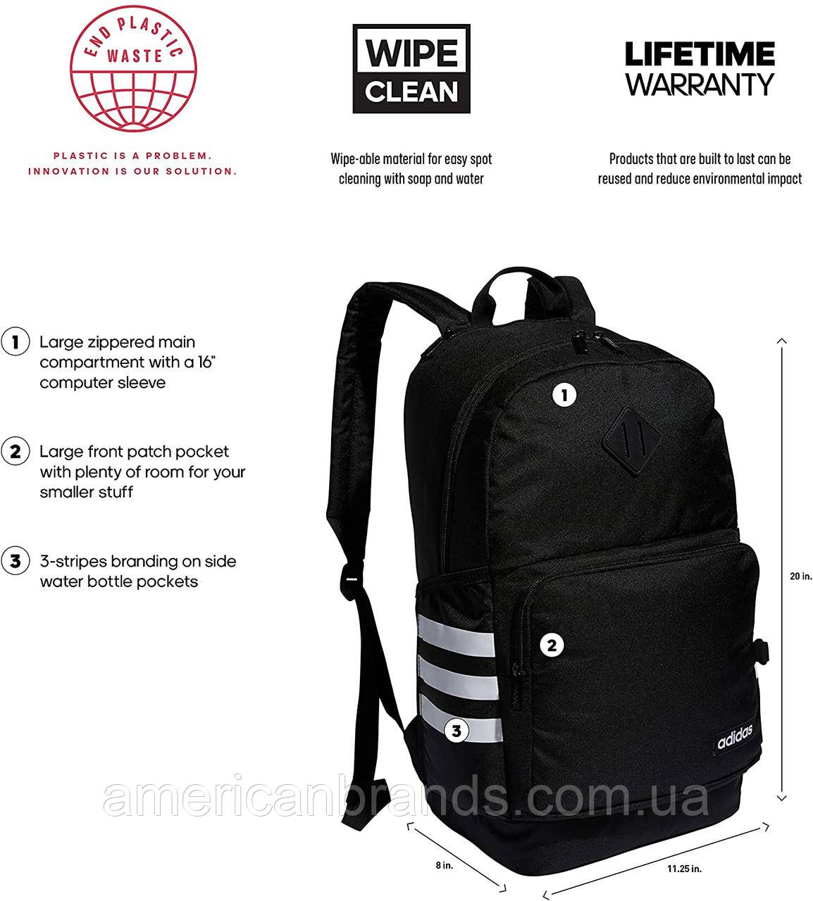 Adidas classic backpack 3s sales