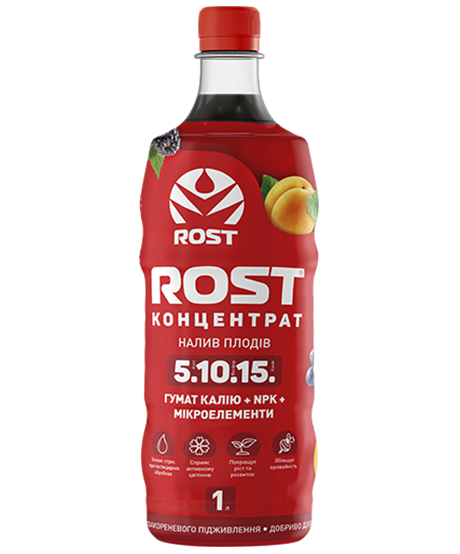 Добриво ROST Концентрат NPK 5.10.15, 1 л ТМ Восор