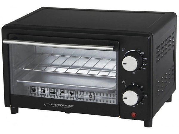Електрична піч духовка настільна Esperanza EKO004 Calzone (Міні, 10 л, 900 Вт, Польща)