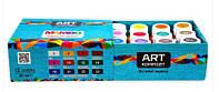Акрилові фарби по тканині МАМВО ART Kompozit для світлих і темних тканин (12кол х 20мл)