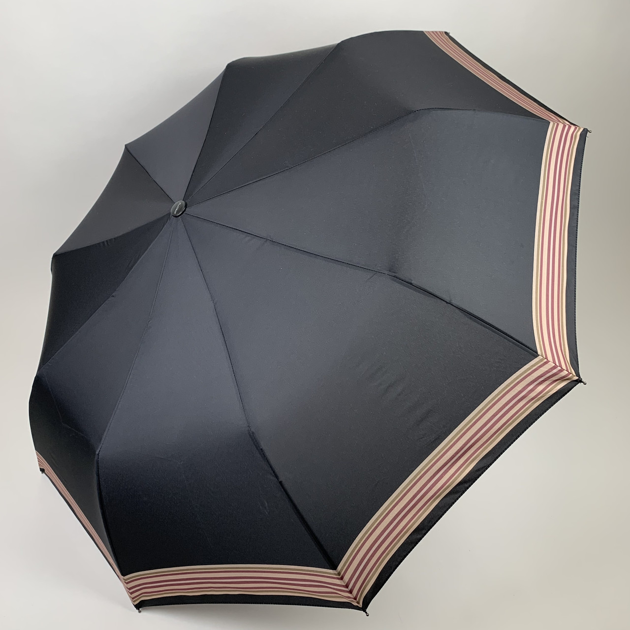 Жіноча складна парасоля напівавтомат від Flagman-TheBest, чорний, 0139-3, фото 1