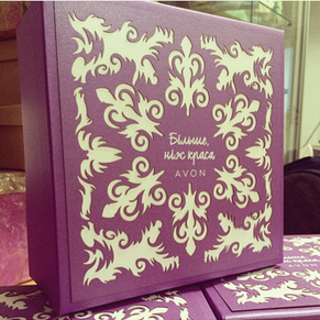 Коробки с лазерным декором 1