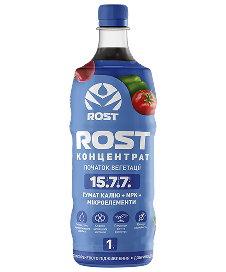 Добриво ROST Концентрат NPK 15.7.7, 1 л ТМ Восор