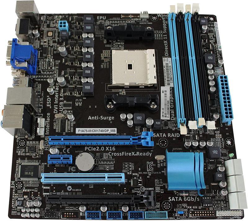 НАДІЙНА Плата під AMD sFM1 ASUS F1A75-M/CM1740/DP_MB з HDMI на DDR3 /USB3.0 / SLI / SATA3 Socket FM1 з ГАРАНТ