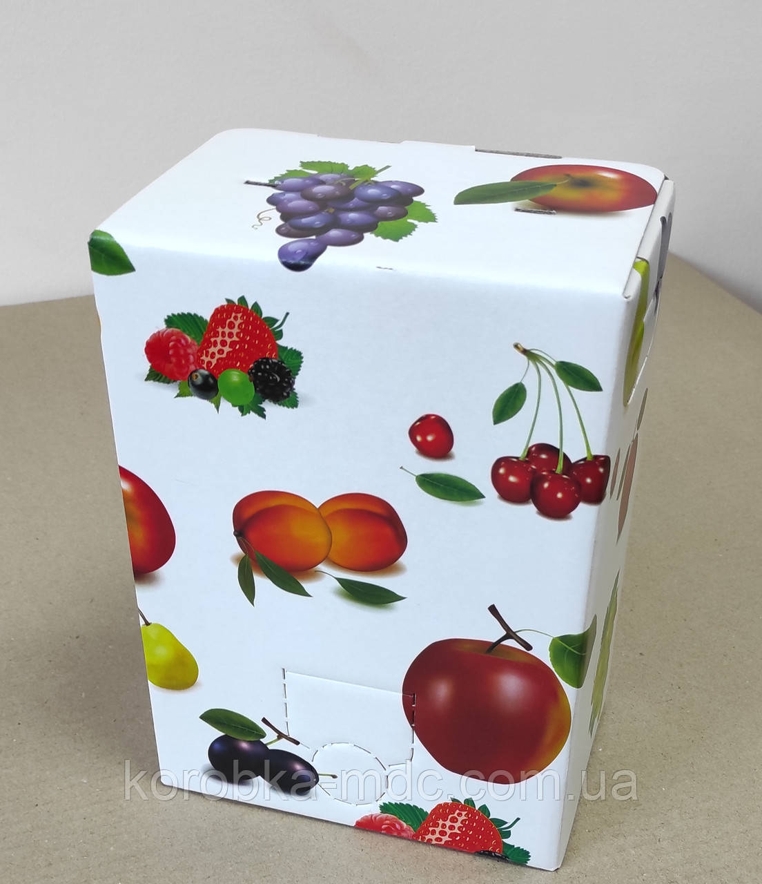 Коробка 5 л картонна Bag in Box (Бег ін бокс) з вашим малюнком