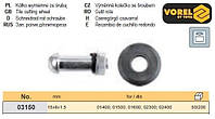 Ролик отрезной Польша для плиткореза Ø-15х6х1,5 мм VOREL-03150