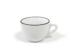 Чашка для капучино 260 мл Pennellessa Black rims Verona Millecolori Ancap 37570