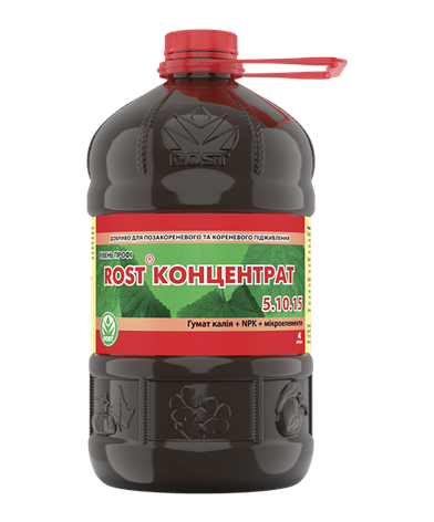 Добриво ROST Концентрат NPK 5.10.15, 4 л ТМ Восор, фото 1