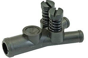 Дозатор потужності 16х12х12мм пластм. з 2 регулюваннями пружинами під викрутку