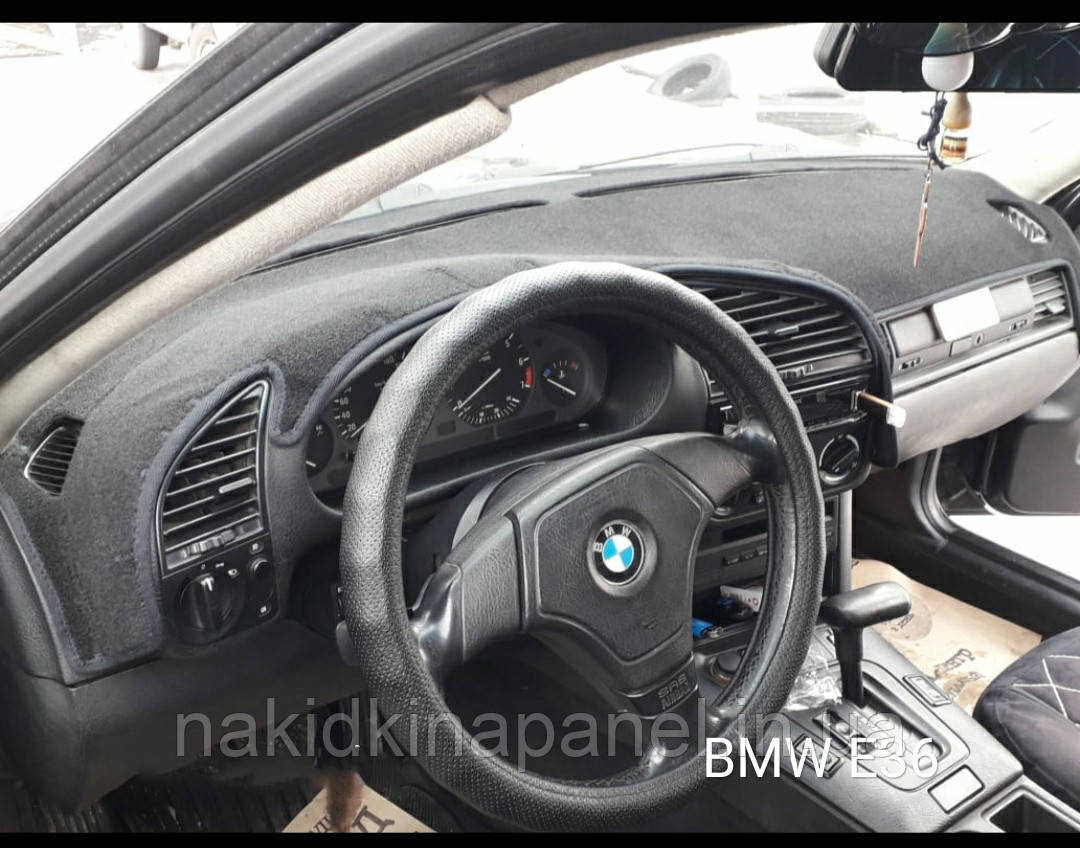 Накидка на панель приладів BMW 3 E36 1990-2000, накидка на торпеду авто БМВ