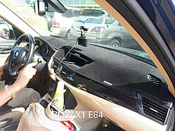 Накидка на панель приладів BMW X1 (E84, )  2009-2015, Чохол/накидка на торпеду авто БМВ