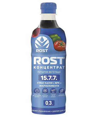 Добриво ROST Концентрат NPKHer7, 0,3 л Восор, фото 1