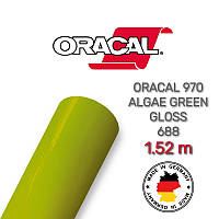 Глянцевая оливковая пленка Oracal 970 Algae Green Gloss 688