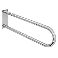 Поручень пристінний невідкидний із неіржавкої сталі Ø 32 мм — 70 см Україна