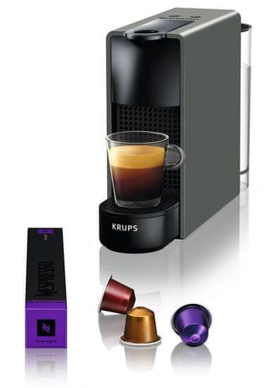 Капсульна кавоварка еспресо Krups Nespresso Essenza Mini C30 Grey (XN110B)