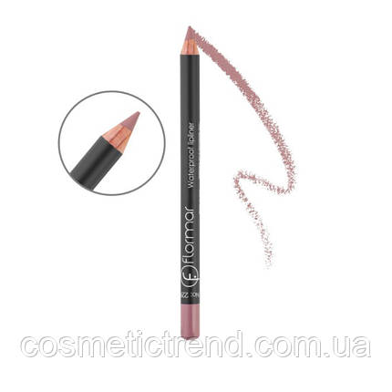 Олівець для губ водостійкий Flormar Waterproof lipliner #201, фото 1