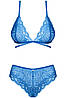 Комплект жіночий бюстгальтер і трусики Obsessive BLUELLIA SET, фото 9