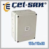 Распределительная коробка 155x115x80 Get-san IP65 (KB.0015)