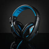 Promo Ціна! Навушники Gemix W-360 black-blue - тільки на ZaGrosh.com.ua, фото 2