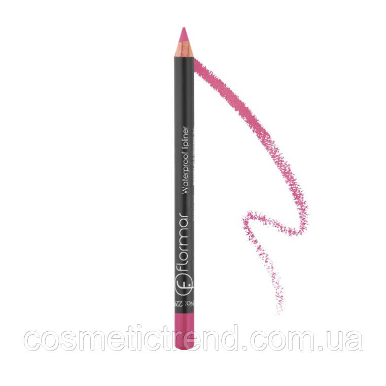 Олівець для губ водостійкий Flormar Waterproof lipliner #228