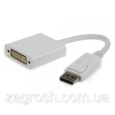 Promo Ціна! Перехідник DisplayPort to DVI Cablexpert (A-DPM-DVIF-002-W) - тільки на ZaGrosh.com.ua, фото 1