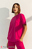 Стильна трикотажна футболка для вагітних і годування Muse NR-31.054 Юла мама, фото 2