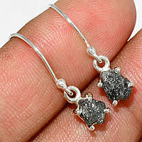 Алмаз самородок срібні сережки, 693СРА