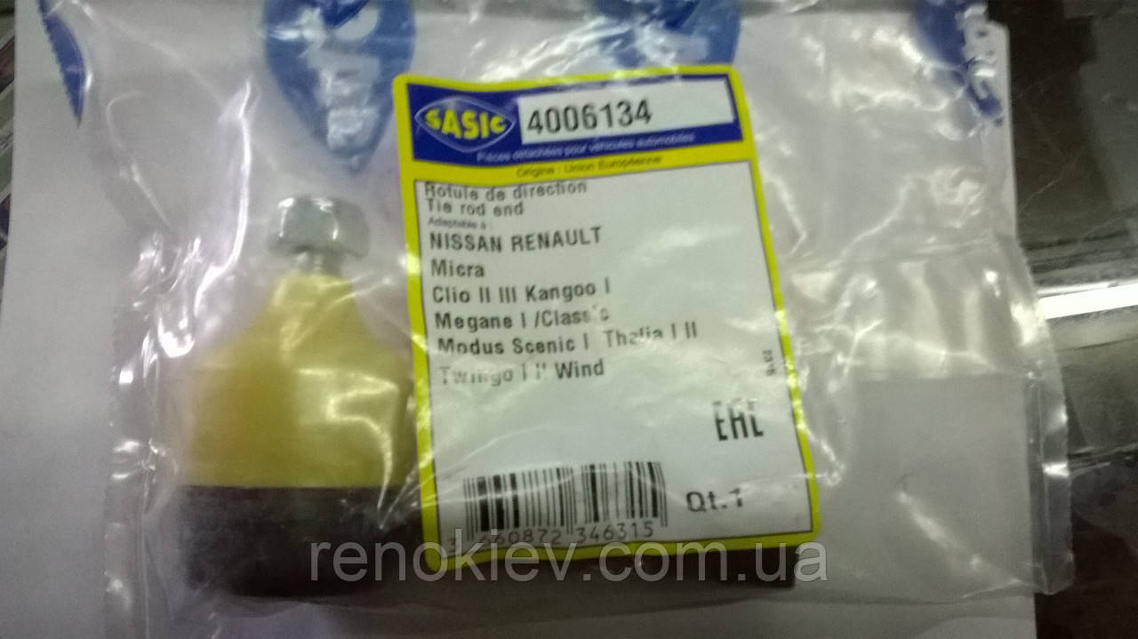 Наконечник поперечної кермової тяги Renault Kangoo з 99 г лев Clio II,III