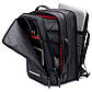 Дорожній рюкзак валізу Golden Wolf GB00447, з трьома відділеннями, USB портом і розширювачем, до 32л, фото 8