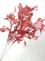 Декоративна гілка гінкго білоба. Гілка для декору, дизайну, для підлогової вази (бордова 87 см), фото 4