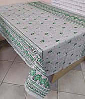 Лляна скатертина 220x150 розмір для святкового столу (N-816)