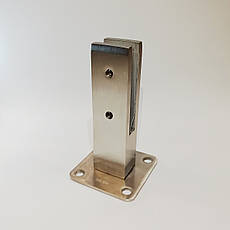 Стійка (балясина) для скляних огорож, перил, скла ST-40-03 SSS, h = 164 мм