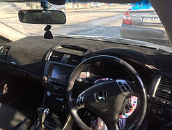 Накидка на панель приладів HONDA Accord 7 пок. CL/CM с экраном по середине 2002-2007 Чохол на торпеду автомобиля Хонда