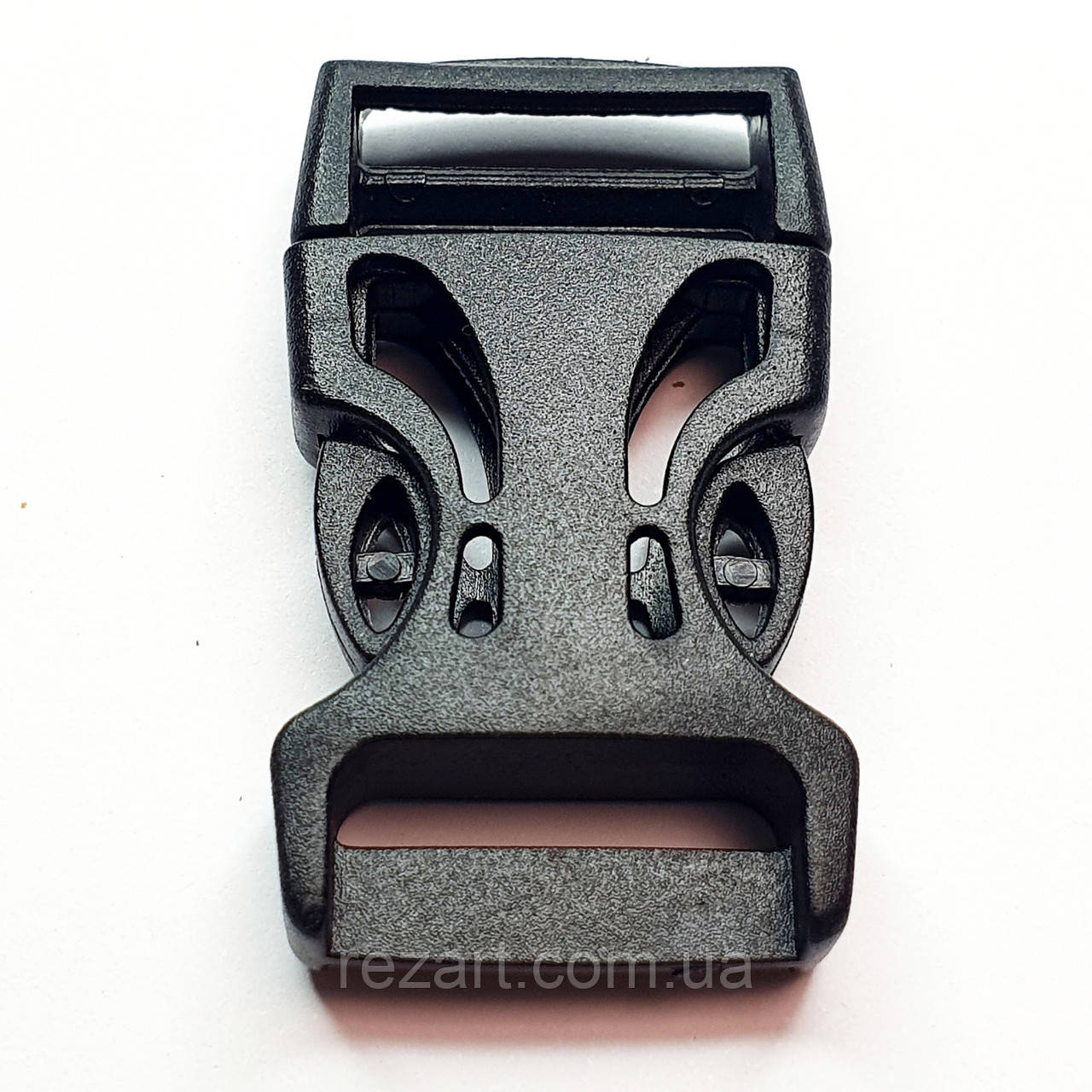 Фастекс 25 мм (застібка) "скелет" для сумок. Пластик чорний