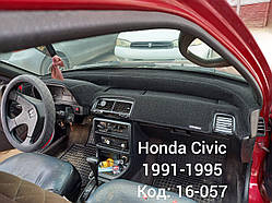 Накидка на панель приладів HONDA Civic,  1991-1995, Чохол/накидка на торпеду Хонда Сівік