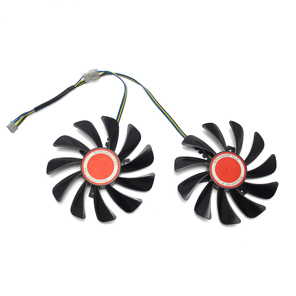 Комплект вентиляторів 95MM FDC10U12S9-C CF1010U12S CF9010H12S XFX RX580 GPU Cooler Fan RX 590 580 570