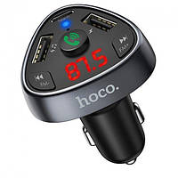 FM-трансмиттер Hoco E51 Road treasure car BT FM transmitter Black