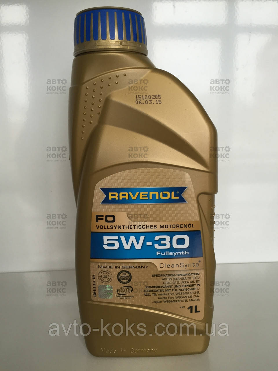 Олива моторна синтетична 5W30 FO (1L) Пр-во Ravenol.