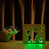 Світильник нічник із дерева ArtEcoLight # 1/2 LED "Кіт і мишка" з пультом і регулюванням світла, RGB, фото 5