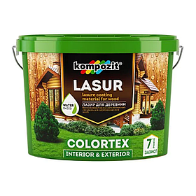 Лазур для деревини Kompozit Colortex безбарвний 0.9л