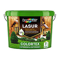 Лазурь для древесины Kompozit Colortex бесцветный 2.5л