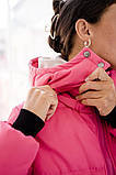 М'яка легка куртка для вагітних до -35 °C зі знімною вставкою малинова, 5341275-М, фото 6