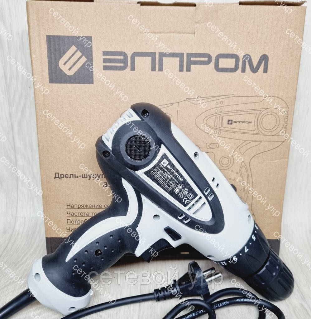 Шуруповерт мережевий Элпром ЕШС-860-2 двошвидкісний