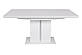 Білий глянцевий розкладний стіл Nicolas Amsterdam 140-183х81см для кухні на одній ніжці в стилі модерн, фото 7